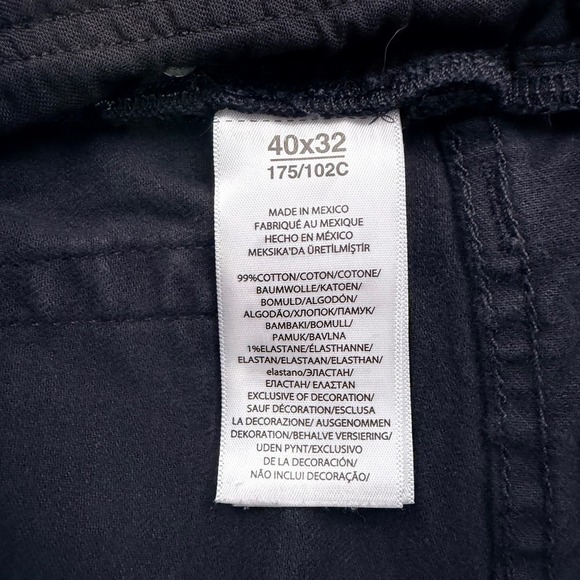 Polo Ralph Lauren Varick Slim Straight Leg Jeans Men's Size 42x32 Black Denim - Picture 6 of 8